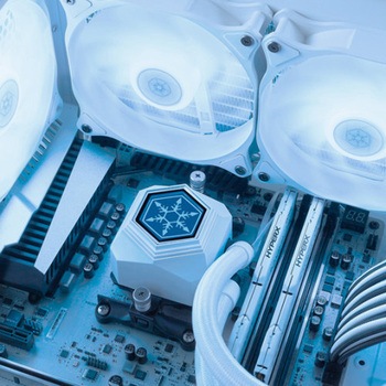 SilverStone RGB水冷クーラー 虹色12cmファンX3 SST-PF360W-ARGB-V2 SILVER STONE(シルバーストーン)