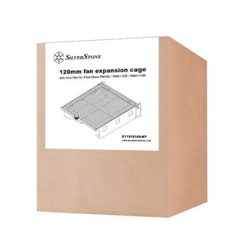 SilverStone RM400 / RM41-506 / RM41-H08用、防塵フィルター付き120mmファン拡張ケージ SST-G11910160-RT - SILVER STONE(シルバーストーン)