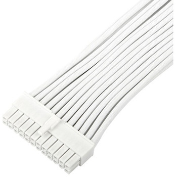 SilverStone PSU延長ケーブル 超柔軟  1 x 24pin ATX SST-PP07E-MBW-V2 SILVER STONE(シルバーストーン)