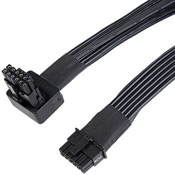 SilverStone 電源ケーブル 12+4ピン～12+4ピン 90°アングル 12VHPWR PCIe Gen5ケーブル SST-PP14-90 SILVER STONE(シルバーストーン)