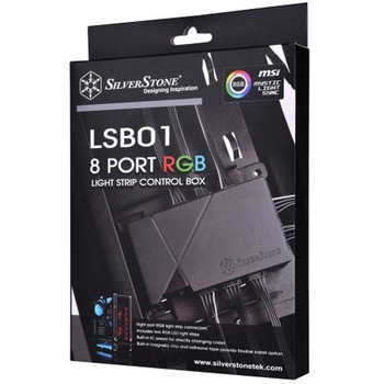 SilverStone LEDストリップ用8チャンネルスプリッタ SST-LSB01 SILVER STONE(シルバーストーン)