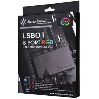 SilverStone LEDストリップ用8チャンネルスプリッタ SST-LSB01 SILVER STONE(シルバーストーン)