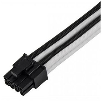 SilverStone 耐久性と柔軟性を向上させたPCIE6+2ピン電源延長ケーブル SST-PP07E-PCIBW SILVER STONE(シルバーストーン)