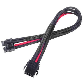SilverStone PSU汎用延長スリーブモジュラーケーブル SST-PP07-EPS8BR SILVER STONE(シルバーストーン)