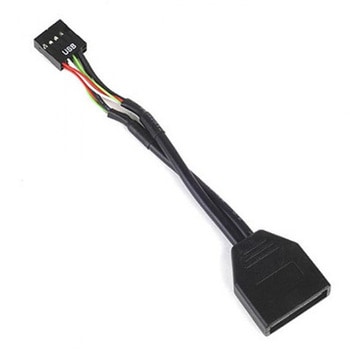 SilverStone 内部19ピンUSB 3.0 ～ USB 2.0アダプタケーブル G11303050-RT SILVER STONE(シルバーストーン)
