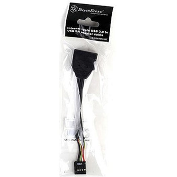 SilverStone 内部19ピンUSB 3.0 ～ USB 2.0アダプタケーブル G11303050-RT SILVER STONE(シルバーストーン)
