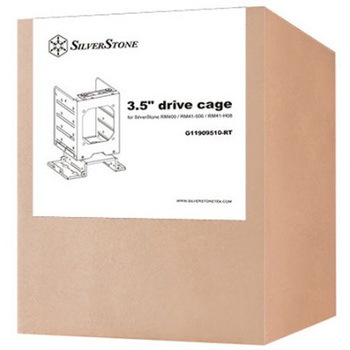 SilverStone RM400 / RM41-506 / RM41-H08用3.5”ドライブケージ SST-G11909510-RT SILVER STONE(シルバーストーン)