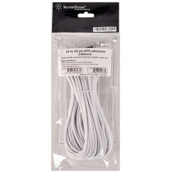 SilverStone 汎用の延長スリーブケーブル SST-PP07-MBW SILVER STONE(シルバーストーン)