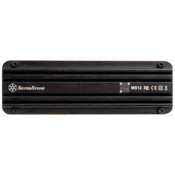 SilverStone 最新のUSB 3.2 Gen2x2インタフェースで最大20Gbpsの超高速転送速度 SST-MS12 SILVER STONE(シルバーストーン)
