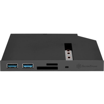 SilverStone 光学ドライブ 12.7mmスリムドライブベイ(フロントローディング)用マルチインターフェイスユニット SST-FPS01 SILVER STONE(シルバーストーン)