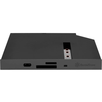 SilverStone 光学ドライブ 12.7mmスリムドライブベイ(フロントローディング)用マルチインターフェイスユニット SST-FPS01-C SILVER STONE(シルバーストーン)