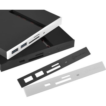 SilverStone 光学ドライブ 12.7mmスリムドライブベイ(フロントローディング)用マルチインターフェイスユニット SST-FPS01-C SILVER STONE(シルバーストーン)