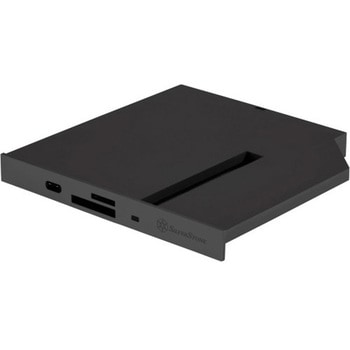 SilverStone 光学ドライブ 12.7mmスリムドライブベイ(フロントローディング)用マルチインターフェイスユニット SST-FPS01-C SILVER STONE(シルバーストーン)