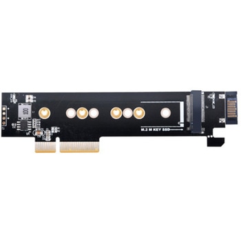 SILVERSTONE 1 x NVMe & 1 x SATA M.2 SSD～PCIe x4 1Uアダプタカード SST-ECM28 - SILVER STONE(シルバーストーン)