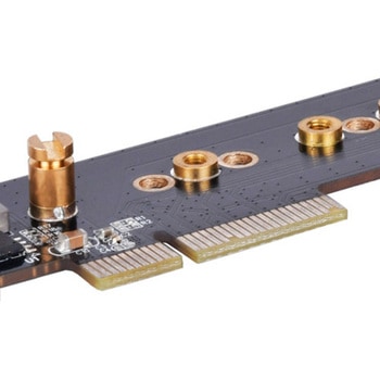 SILVERSTONE 1 x NVMe & 1 x SATA M.2 SSD～PCIe x4 1Uアダプタカード SST-ECM28 - SILVER STONE(シルバーストーン)