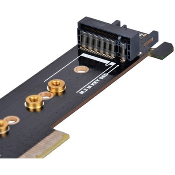 SILVERSTONE 1 x NVMe & 1 x SATA M.2 SSD～PCIe x4 1Uアダプタカード SST-ECM28 - SILVER STONE(シルバーストーン)