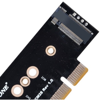 SILVERSTONE 1 x NVMe & 1 x SATA M.2 SSD～PCIe x4 1Uアダプタカード SST-ECM28 - SILVER STONE(シルバーストーン)