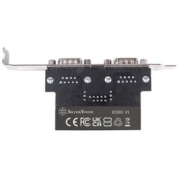SilverStone 拡張カード 内蔵USB 2.0 デュアルRS232ポートアダプタ  SST-ECD01 SILVER STONE(シルバーストーン)