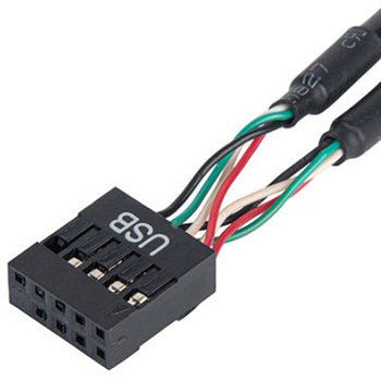 SilverStone 拡張カード 内蔵USB 2.0 デュアルRS232ポートアダプタ  SST-ECD01 SILVER STONE(シルバーストーン)