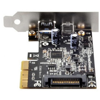 SilverStone PCIe 2.0 x2接続のUSB3.1インターフェイス増設カード SST-ECU03 SILVER STONE(シルバーストーン)