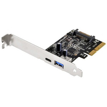 SilverStone PCIe 2.0 x2接続のUSB3.1インターフェイス増設カード SST-ECU03 SILVER STONE(シルバーストーン)