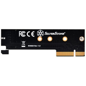 SilverStone M.2ポート(Mキー)をPCIe x4インタフェースに変換! SST-ECM25 SILVER STONE(シルバーストーン)
