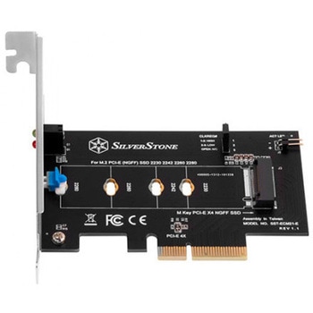 SilverStone M.2モジュールをPCIeに変換するためのM.2増設インターフェイスカード SST-ECM21-E SILVER STONE(シルバーストーン)