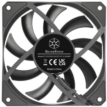 SilverStone フルレンジPWMコントロール付きの高性能120mmスリムファン SST-AS120B SILVER STONE(シルバーストーン)