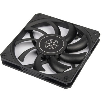 SilverStone フルレンジPWMコントロール付きの高性能120mmスリムファン SST-AS120B SILVER STONE(シルバーストーン)