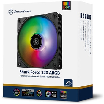 SilverStone パフォーマンス強化120mm PWM ARGBファン SST-SF120B-ARGB SILVER STONE(シルバーストーン)