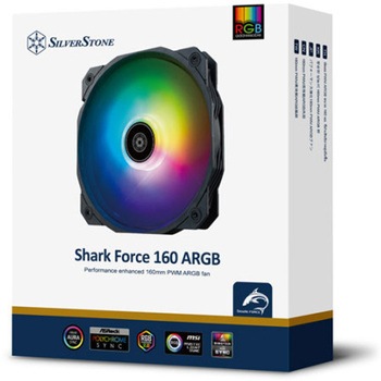 SilverStone パフォーマンス強化160mm PWM ARGBファン SST-SF160B-ARGB SILVER STONE(シルバーストーン)