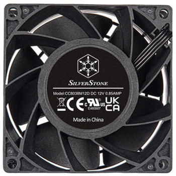 SILVERSTONE 高性能80mm x 38mm PWM 産業用ファン SST-FHS80X SILVER STONE(シルバーストーン)