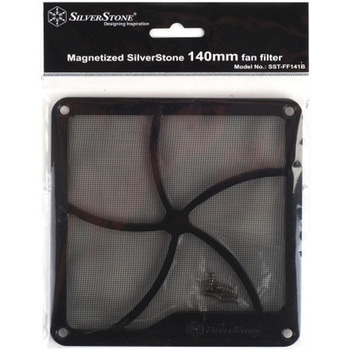 SilverStone マグネット内蔵 14cm角ファンフィルター SST-FF141B SILVER STONE(シルバーストーン)