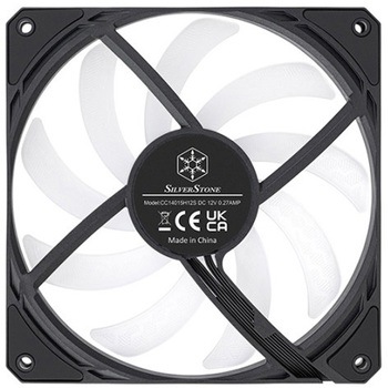 SilverStone Air Slimmer 140 ARGB フルレンジPWMおよびARGBライティング効果装備の140mm スリムファン SST-AS140B-ARGB SILVER STONE(シルバーストーン)