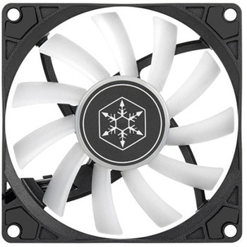 SilverStone 92mm PCケースファン スリム PWM対応 高回転 低ノイズ ARGB対応 SST-AS90B-ARGB SILVER STONE(シルバーストーン)