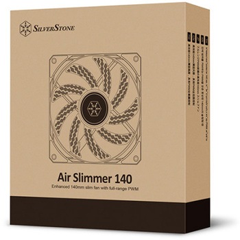 SilverStone Air Slimmer 140 フルレンジPWM装備の高性能140mm スリムファン SST-AS140B SILVER STONE(シルバーストーン)