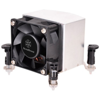 SilverStone 2Uラックマウントサーバーまたはスモールフォームファクターケース用CPUクーラー SST-AR09-115XP SILVER STONE(シルバーストーン)