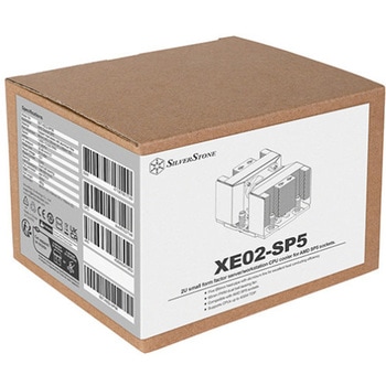 SilverStone CPUクーラー 2Uスモールファクター・サーバー/ワークステーション用CPUクーラー SST-XE02-SP5B SILVER STONE(シルバーストーン)