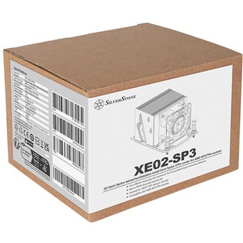 SilverStone 2Uスモールファクター・サーバー/ワークステーション用CPUクーラー SST-XE02-SP3S SILVER STONE(シルバーストーン)