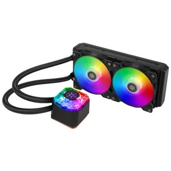 SilverStone 240mm高性能ARGB AIO液体クーラー(2 x 120mm ARGBファン付き) SST-IG240P-ARGB SILVER STONE(シルバーストーン)