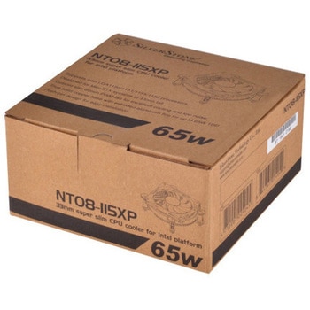 SilverStone インテルLGA115x(1150/1151/1155/1156)用薄型CPUクーラー SST-NT08-115XP SILVER STONE(シルバーストーン)