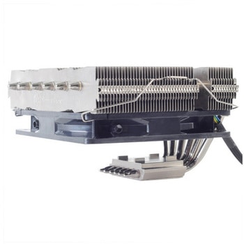 SilverStone SFFに最適化されたトップフロー型CPUクーラー。ヒートパイプ6本+銅製ベースにより最高水準の熱伝導効率を実現 SST-NT06-PRO-V2 SILVER STONE(シルバーストーン)