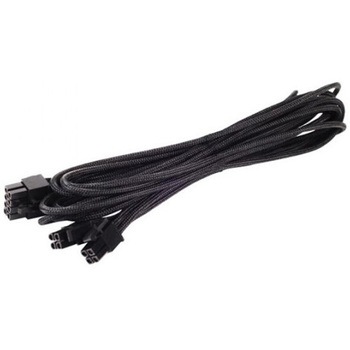 SilverStone プラグイン式電源用スリーブケーブル SST-PP06B-EPS55 - SILVER STONE(シルバーストーン)