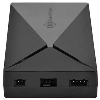 SilverStone リモコン付き - マルチ機能アドレッサブルRGBコントロールボックス SST-LSB02-E SILVER STONE(シルバーストーン)