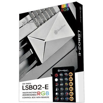 SilverStone リモコン付き - マルチ機能アドレッサブルRGBコントロールボックス SST-LSB02-E SILVER STONE(シルバーストーン)