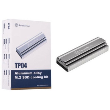 SilverStone アルミニウム合金M.2 SSD冷却キット SST-TP04T SILVER STONE(シルバーストーン)