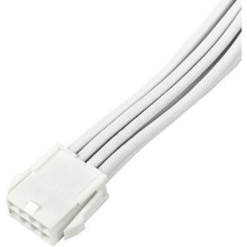SILVERSTONE PSU延長ケーブル 超柔軟 1 x PCIe 8pin (6+2) 白 SST-PP07E-PCI8W-V2 SILVER STONE(シルバーストーン)