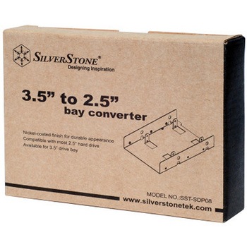 SilverStone 3.5インチベイ用SSDアダプター(2台用) SST-SDP08 SILVER STONE(シルバーストーン)