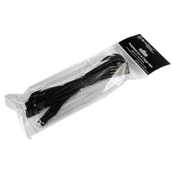 SilverStone プラグイン式電源用スリーブケーブル SST-PP06B-3PER10F SILVER STONE(シルバーストーン)