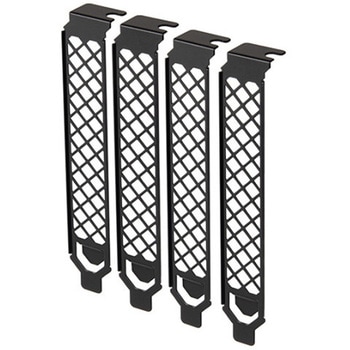 SilverStone AEROSLOTS Gen 2 換気口付き拡張スロットカバー(黒)  SST-AEROSLOTS2B SILVER STONE(シルバーストーン)